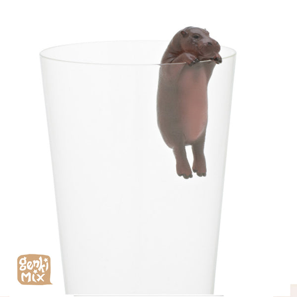 Pygmy Hippo on a glass Blindbox