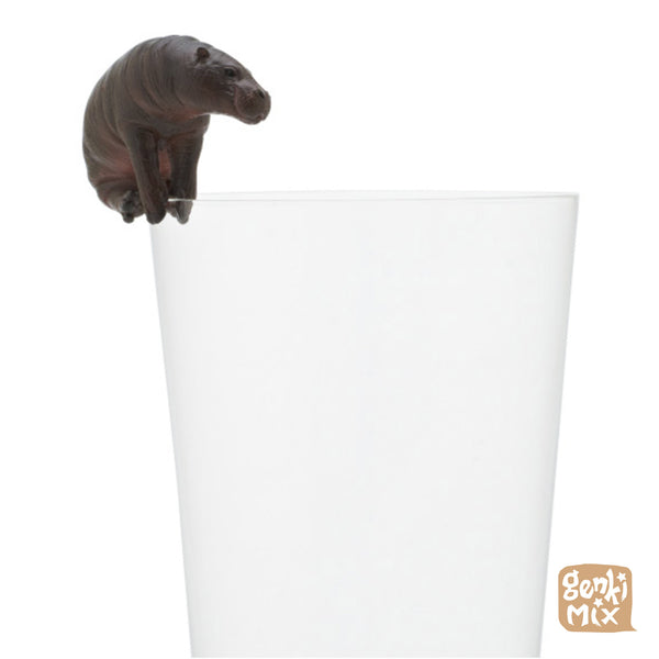 Pygmy Hippo on a glass Blindbox