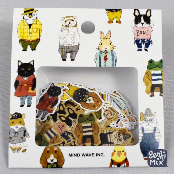 Cute Anthromorphic Animal Sticker pack