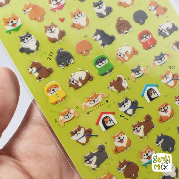 Shiba Inu, Puppy Stickers B