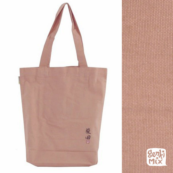 Shiba Inu, Puppy Tote Bag (Muted Pink)
