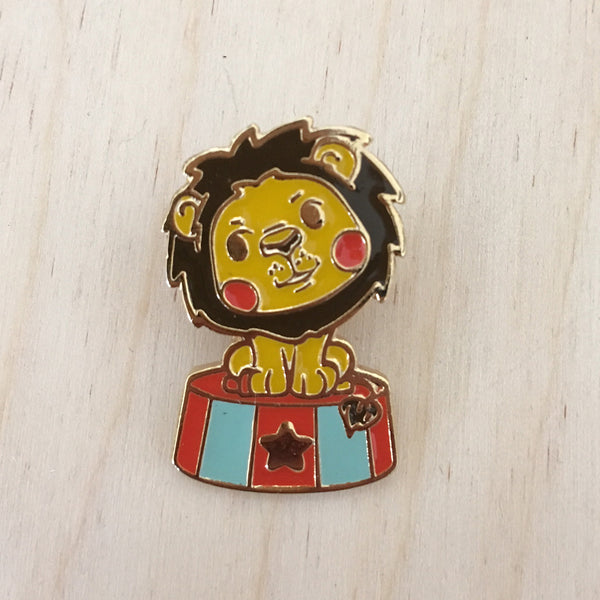 Circus: Brave Little Lion Enamel Pin