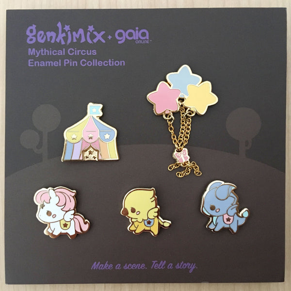 Mythical Circus Set: 5 enamel Pins