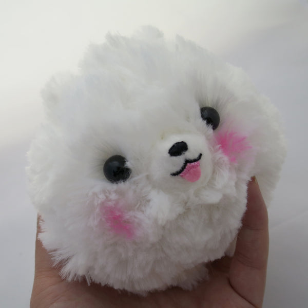 Pomeranian Plush - White