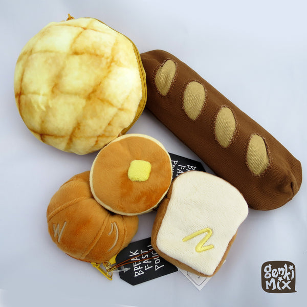 Melon Bread Plush Pouch