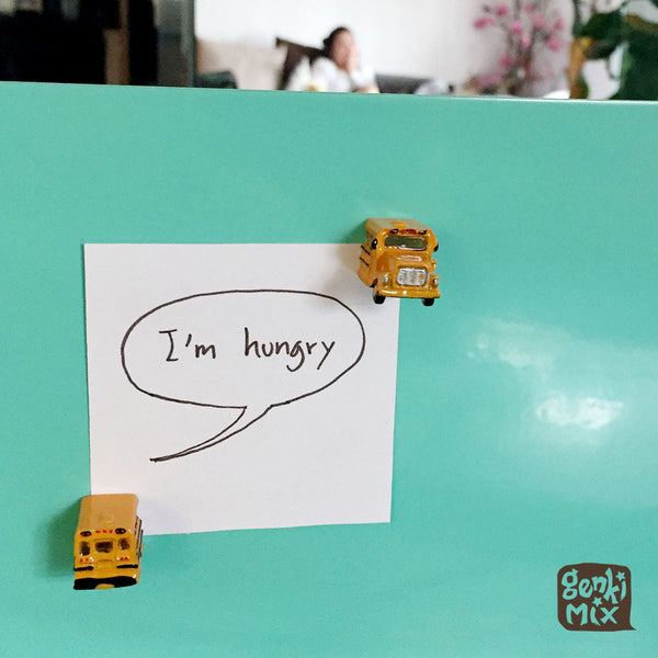 Magnets & Card holder A - Buses
