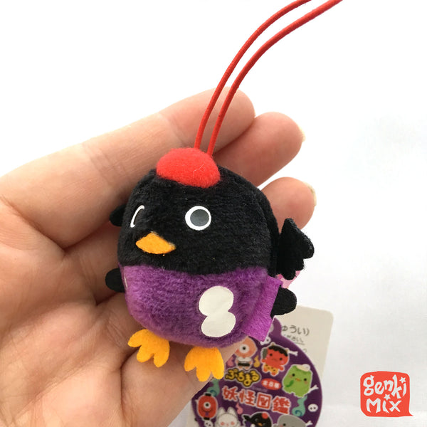 Japanese Youkai Charm - Karasu Tengu, the crow demon