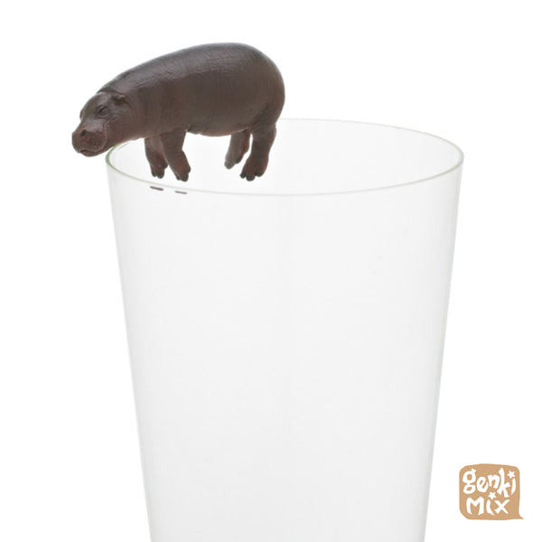 Pygmy Hippo on a glass Blindbox