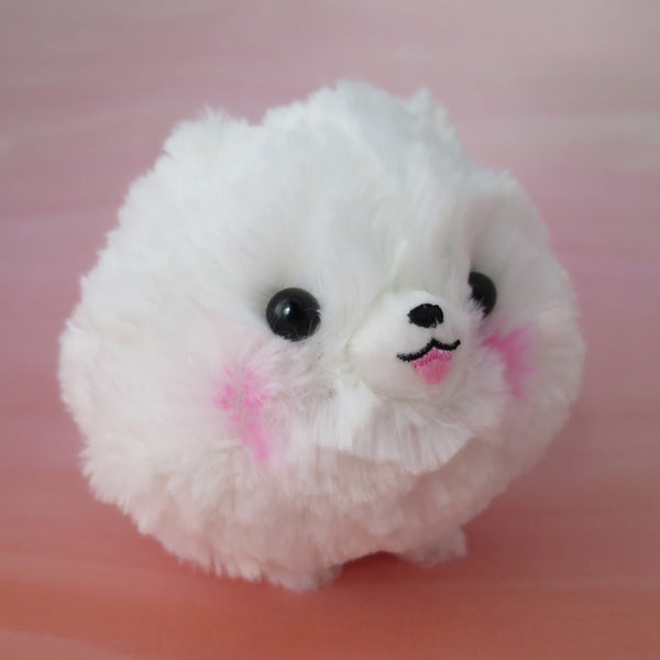 Pomeranian Plush - White