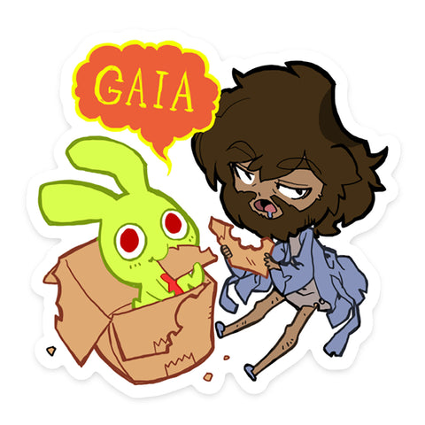 Gaia NPC Sticker 09: Old Pete and Diedrich